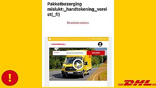 DHL waarschuwt voor spammail: 'Open deze niet'