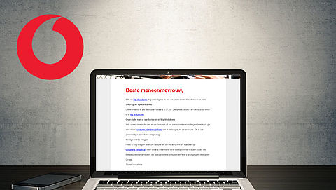 Valse mail uit naam van Vodafone over online factuur