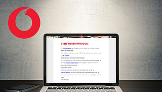 Valse mail uit naam van Vodafone over online factuur