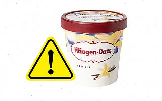 Terugroepactie Häagen-Dazs vanille, mogelijk ongewenste stof aanwezig