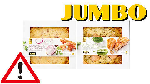 Let op: Jumbo haalt quiches uit het schap