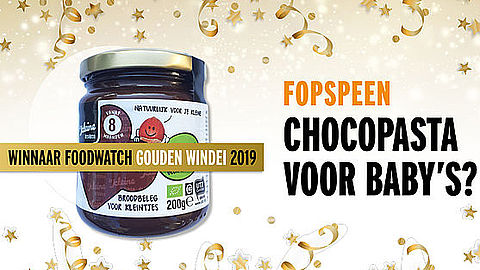 Chocopasta voor baby's 'meest misleidende product'