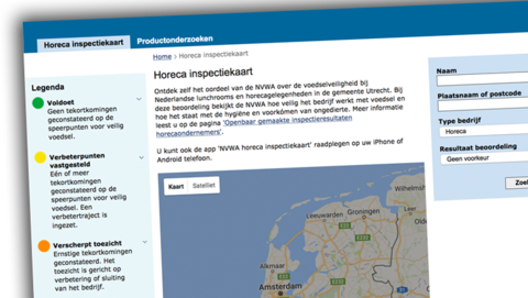 Resultaten horeca-inspecties inzichtelijk voor consumenten