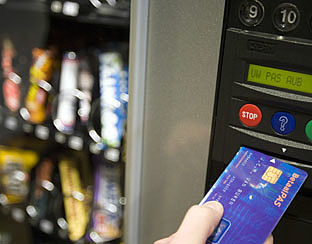 Bankpas niet klaar voor snoepautomaat