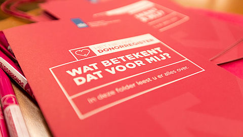 Bijna 7 miljoen Nederlanders geven donorkeuze door