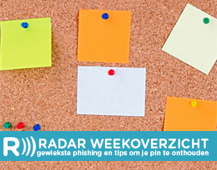 Radar weekoverzicht: van gewiekste phishing tot tips om je pincode veilig te onthouden