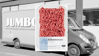 Gehakt bij Jumbo voortaan in zakje: 'Dat scheelt enorm in de hoeveelheid plastic'