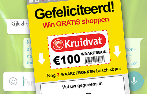 Pas op voor 'Kruidvat'-phishing via WhatsApp