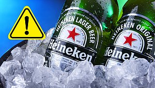 Waarschuwing Heineken voor glasstukjes in kleine bierflesjes