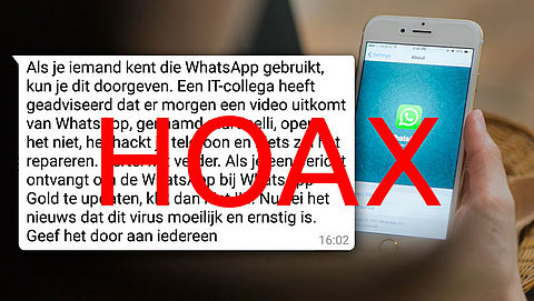 Let op: WhatsApp-bericht over martinelli-video is een hoax