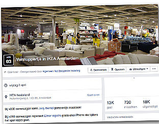 Verstøppërtje in IKEA