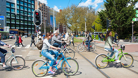Leenfietsen voor scholieren in Amsterdam