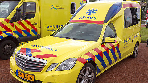 Patiënt tevreden over zorg bij ambulancerit