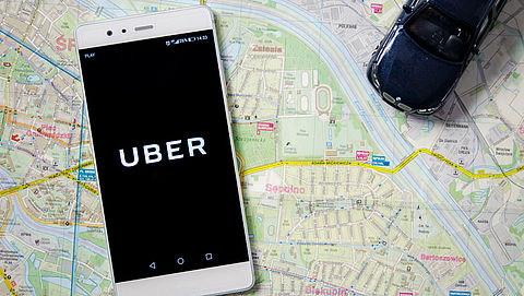 Uber waarschuwt gebruikers bij uitstap op fietspad