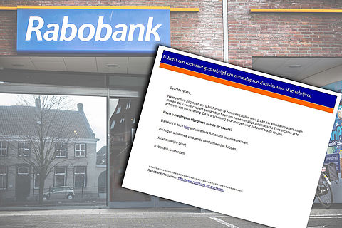 Rabobank waarschuwt voor valse e-mails over incasso of afschrijving