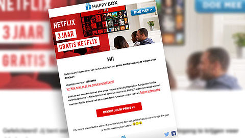 Trap niet in deze nepmail over '3 jaar gratis Netflix'