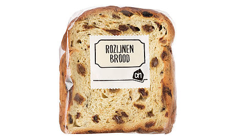 'Rozijnenbrood' van Albert Heijn is mogelijk muesli-notenbrood 
