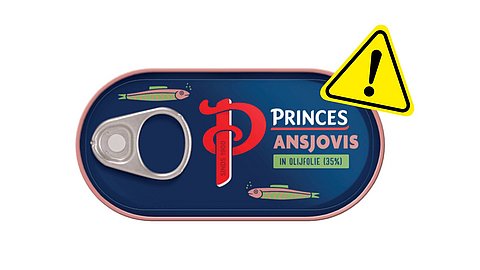 Supermarkten roepen blikjes ansjovis terug om schadelijke stof
