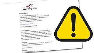 Phishingcampagne actief uit naam van WoningNet