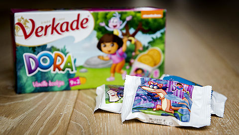 Verbod voor kinderidolen op voedselverpakkingen voor kinderen