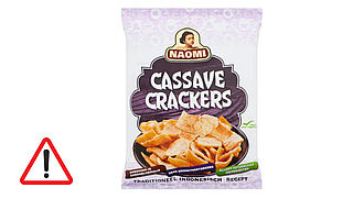 Terugroepactie Naomi cassave kroepoek