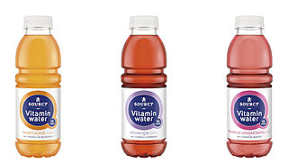 Vitaminwater van Sourcy bevat nu geen suiker meer, maar het blijft frisdrank (en geen water)