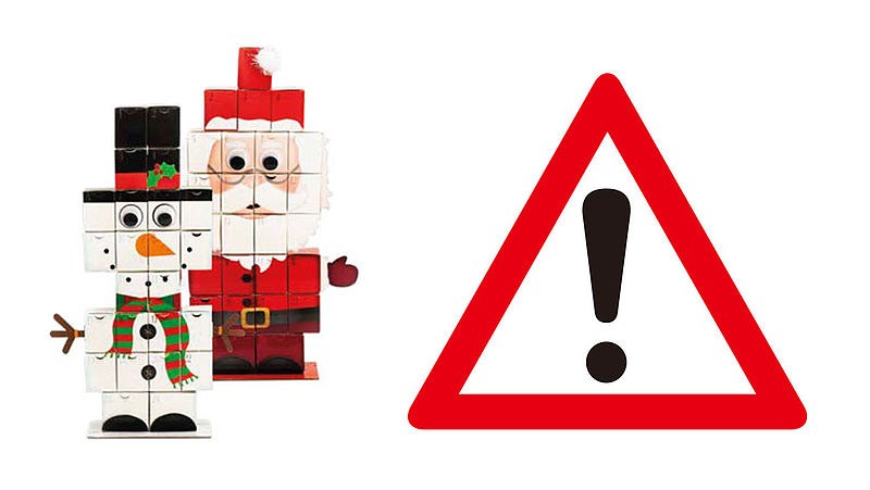 Pas op voor kalender van Prijsmepper: mogelijk stikkingsgevaar