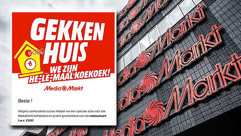 Pas op: valse mail over winactie van 'MediaMarkt'