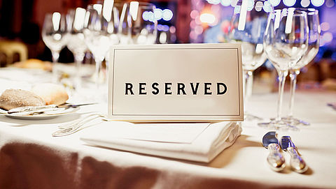 Aanbetaling bij restaurantreservering goed idee