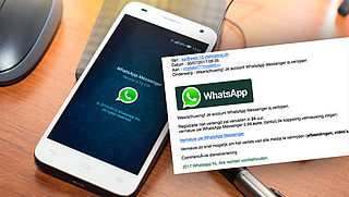 Kijk uit: nepmail over verlopen WhatsApp-account