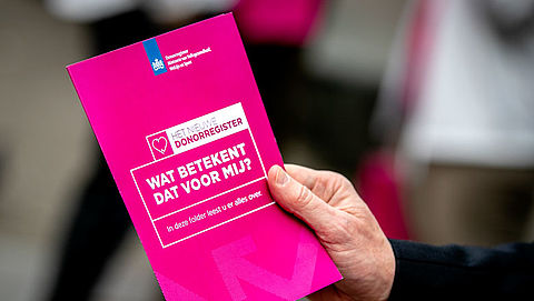 Aantal donorregistraties gestegen naar 6,4 miljoen