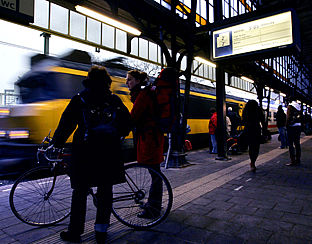 Fietser ontevreden over ruimte fiets in trein