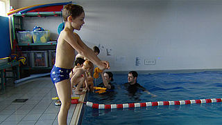 Douche: Zwemschool Zwemles4