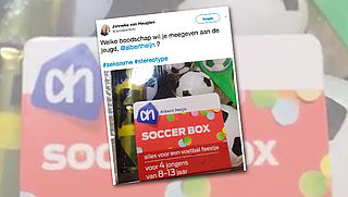 'Seksistisch' voetbalspelletje uit de schappen bij Albert Heijn