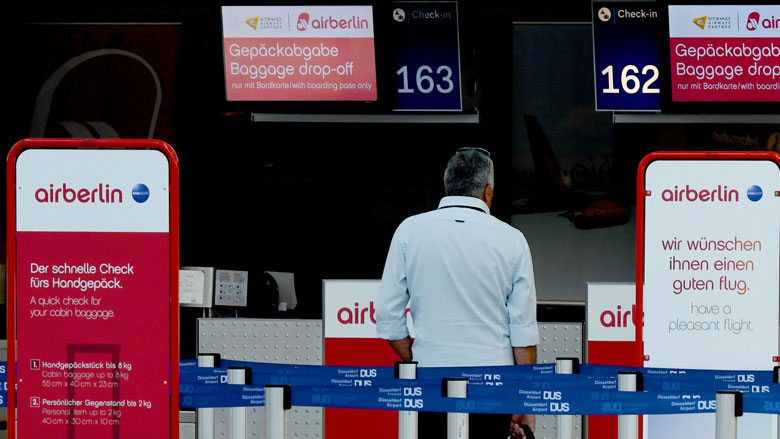 'Reiziger Air Berlin blijft met kosten zitten'