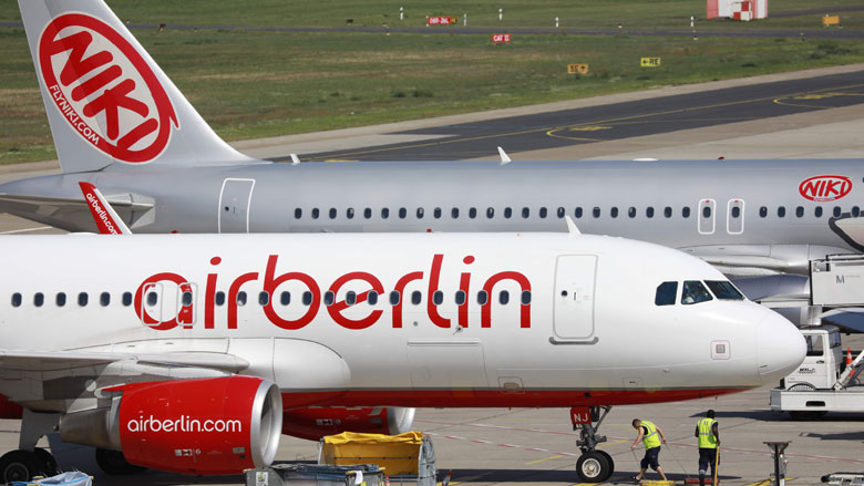 Air Berlin krijgt noodlening van Duitse overheid