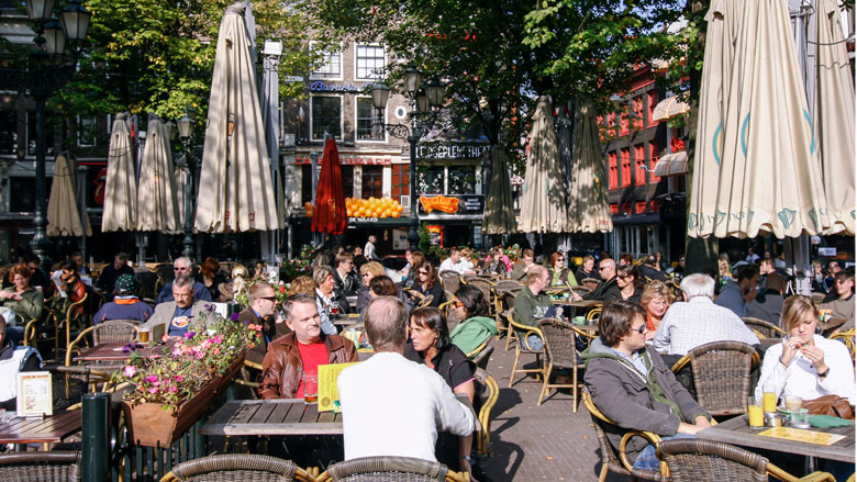 Amsterdam voor vierde keer duurste terrasstad