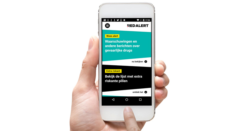 App informeert stappers over gevaarlijke pillen