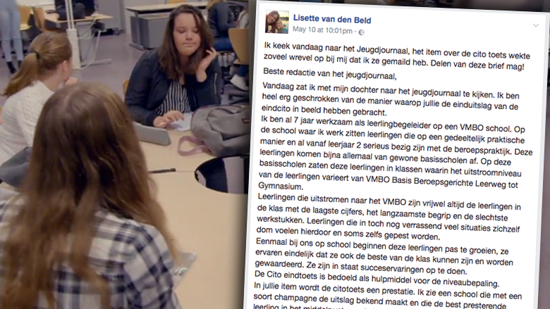 Ophef om uitzending Jeugdjournaal over hoge Cito-scores