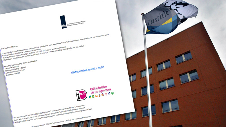 Opgelet: Valse mail over boete 'CJIB'