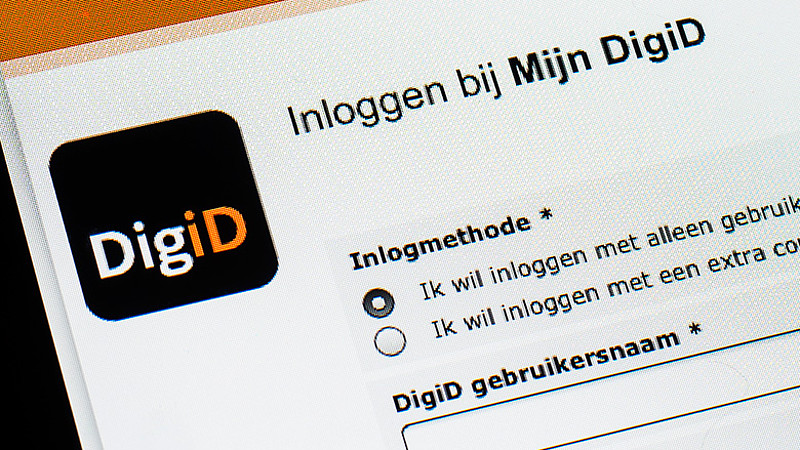 Inloggen bij DigiD met alleen wachtwoord verdwijnt