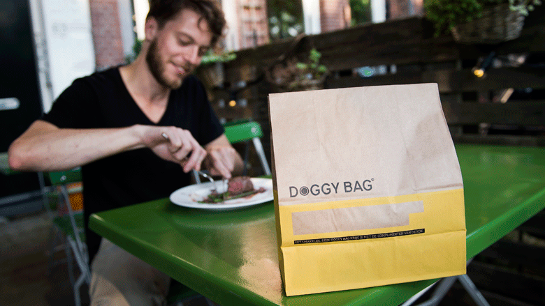Doggybag in restaurants wordt steeds normaler