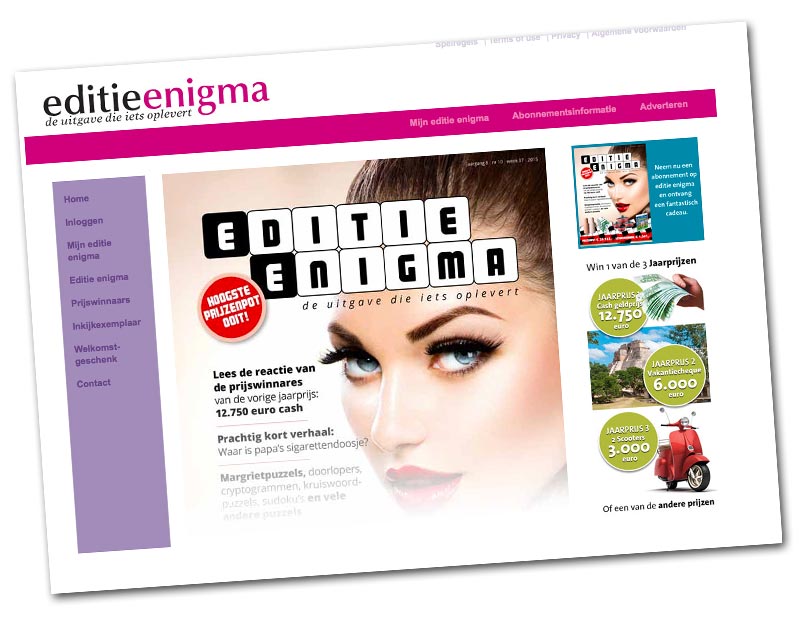 Puzzelmagazine Editie Enigma beboet wegens misleiding
