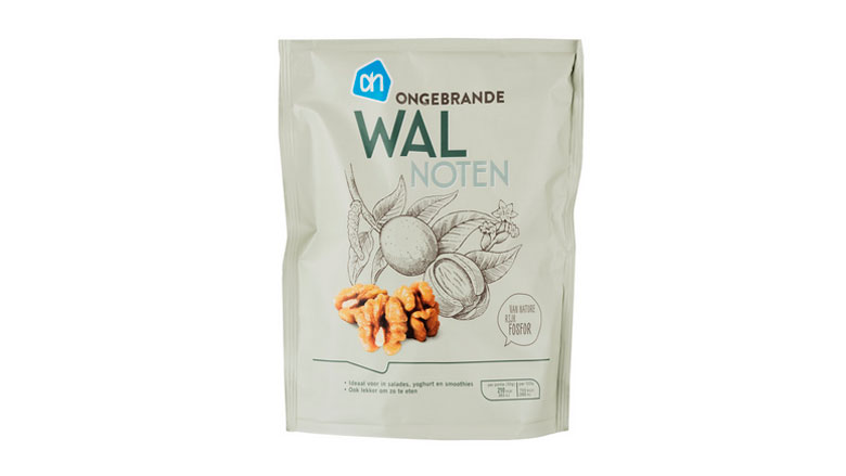 Pas op: gluten en soja bij walnoten Albert Heijn
