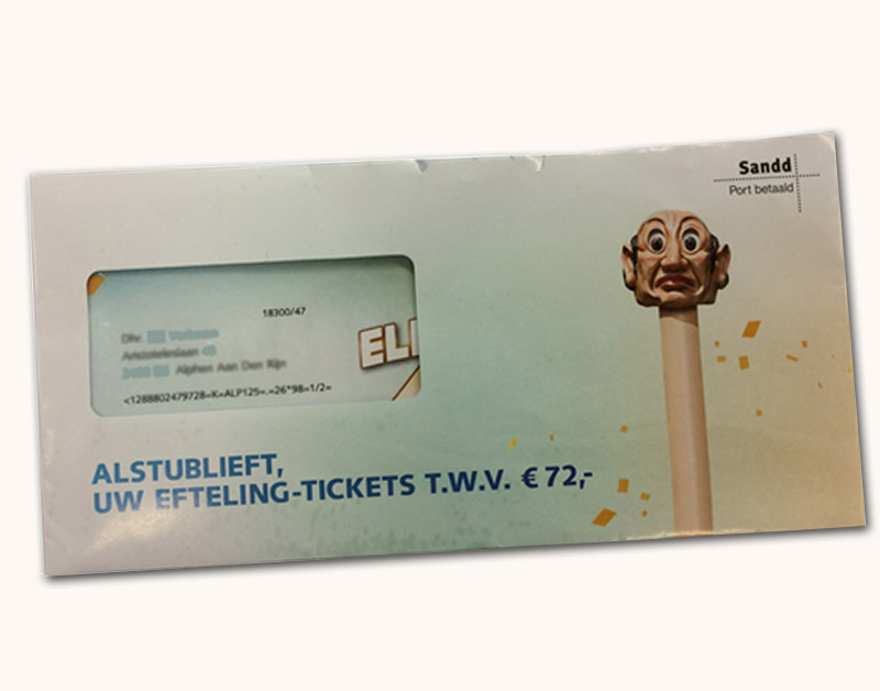 Eftelingkaartjes-actie van loterij 'misleidend' 