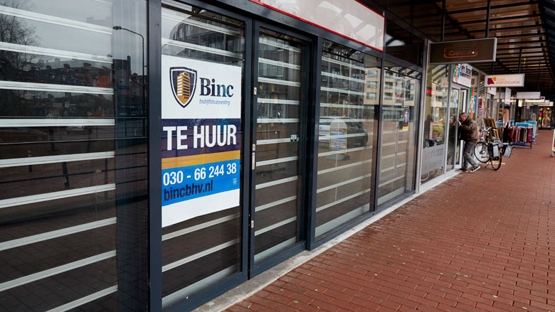 Winkelpanden in middelgrote steden blijven leegstaan