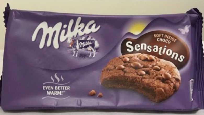 Action haalt Sensation choco cookies van Milka uit de schappen