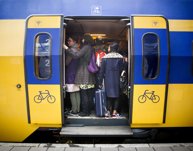Claim tegen NS om bomvolle treinen