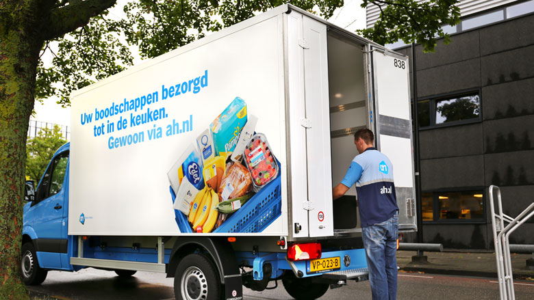 Online boodschappen doen geen succes door hoge kosten