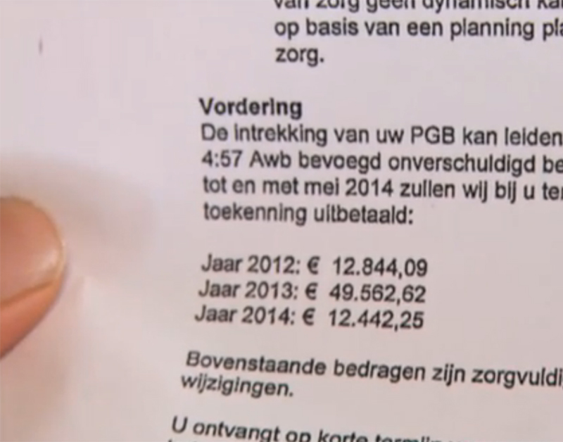 Van Rijn ziet verbetering in pgb-probleem